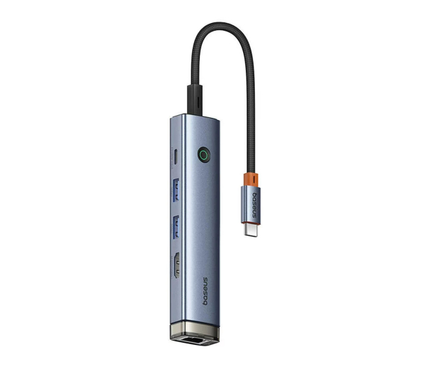 Baseus UltraJoy Series 5-Port HUB AIR Space Grey - 1306377 - zdjęcie 3